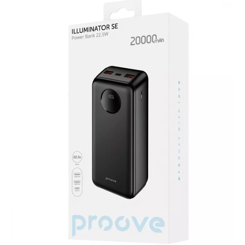 Power Bank Proove ILLUMINATOR 20000mAh 22.5W
