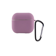 Чехол футляр для наушников AirPods 4 с микрофиброй Лиловый
