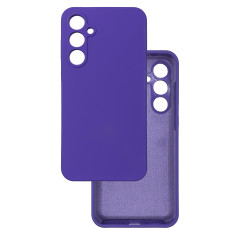 Чехол накладка Silicone Cover Soft Touch ЗК Samsung S23FE Ультрафиолет