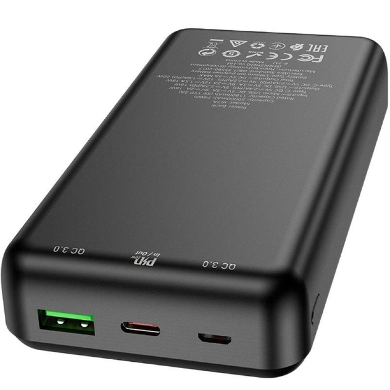 Power Bank Hoco J87A 20000mAh PD20W+QC3.0 Black