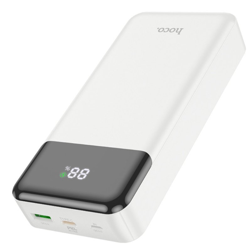 Power Bank Hoco J102A 20000mAh PD20W+QC3.0 White