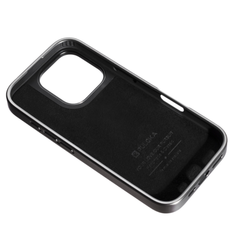 Чехол накладка Puloka Diamonds iPhone 16 Pro Silver