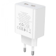 Сетевой адаптер Hoco C108A 2 Type-C PD35W Белый