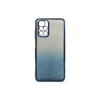 Чехол накладка Chrome Shining Xiaomi Redmi 10 Синий (3)
