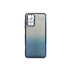 Чехол накладка Chrome Shining Xiaomi Redmi 10 Синий (3)
