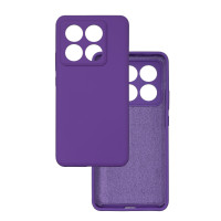 Чехол накладка Silicone Cover Soft Touch ЗК Xiaomi 14T Pro Ультрафиолет