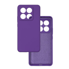 Чехол накладка Silicone Cover Soft Touch ЗК Xiaomi 14T Pro Ультрафиолет