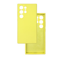 Чохол накладка Silicone Cover Soft Touch ЗК Samsung S24 Ultra Жовтий