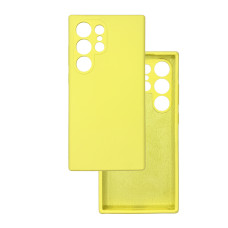 Чохол накладка Silicone Cover Soft Touch ЗК Samsung S24 Ultra Жовтий