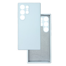 Чохол накладка Silicone Cover Soft Touch ЗК Samsung S24 Ultra Світло-блакитний