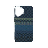 Чехол накладка WAVE Gleam Case with Magnetic Ring iPhone 16 Blue Stripes