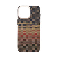 Чехол накладка WAVE Gleam Case with Magnetic Ring iPhone 16 Pro Max Gold stripes