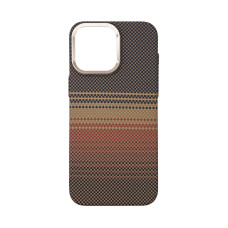 Чехол накладка WAVE Gleam Case with Magnetic Ring iPhone 15 Pro Max Gold stripes