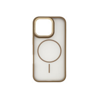 Чехол накладка Matte Corrugated Magnetic iPhone 16 Pro Gold