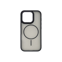 Чохол накладка Matte Corrugated Magnetic iPhone 15 Pro Max Black