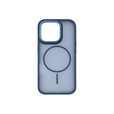 Чехол накладка Matte Corrugated Magnetic iPhone 14 Pro Max Blue