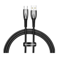 Кабель USB-Type C Baseus Glimmer Series Fast Charging 100W 1m Black
