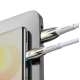 Кабель USB-Type C Baseus Glimmer Series Fast Charging 100W 1m White