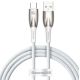 Кабель USB-Type C Baseus Glimmer Series Fast Charging 100W 1m White