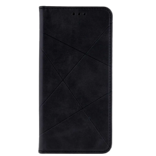 Чехол книжка Business leather Xiaomi Redmi Note 9 Черный