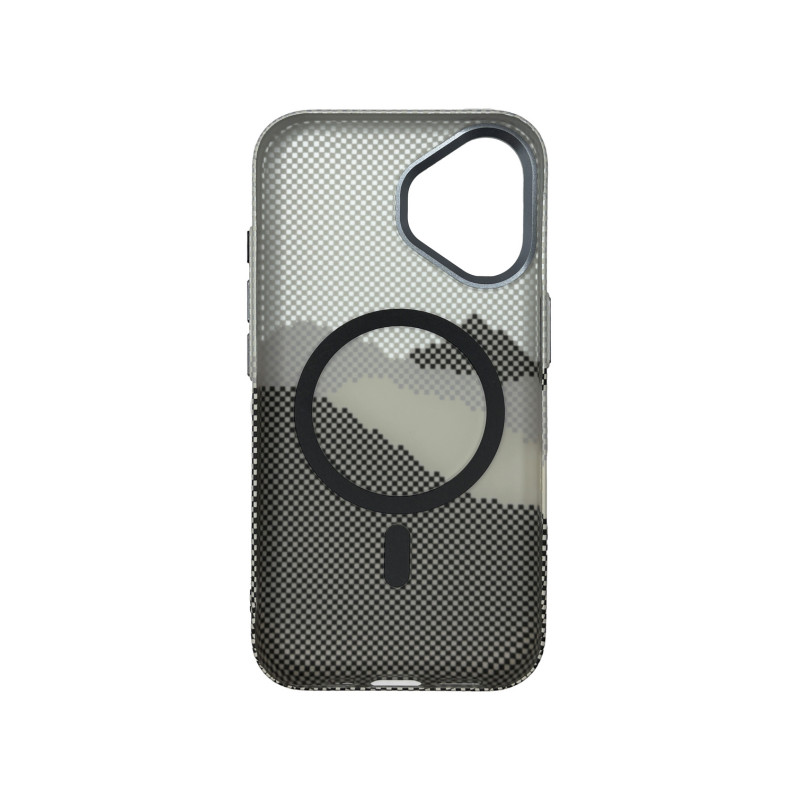 Чехол накладка WAVE Gleam Case with Magnetic Ring iPhone 16 White mountain