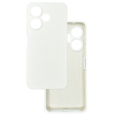 Чехол накладка Silicone Cover Soft Touch ЗК Xiaomi Redmi 13 / Poco M6 4G Белый