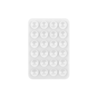 Держатель-присоска для мобильного телефона Sticker Side Silicone White