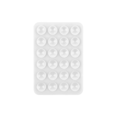 Держатель-присоска для мобильного телефона Sticker Side Silicone White