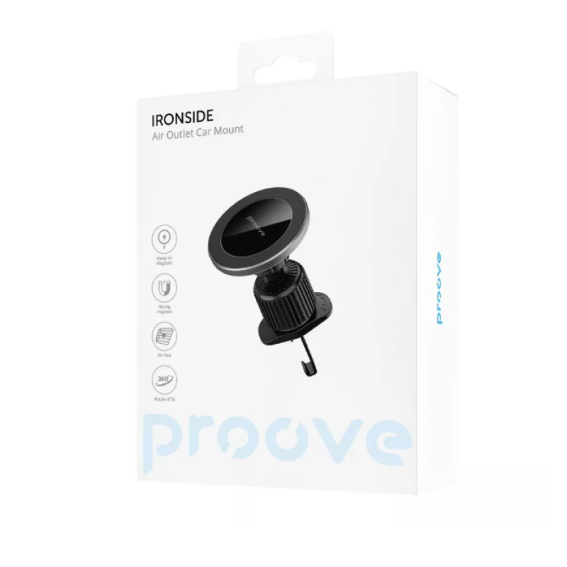 Автодержатель Proove Ironside Air Outlet Car Mount Magnetic Ring