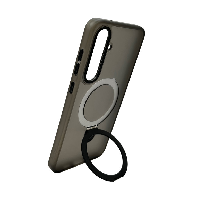 Чохол накладка Matte Guard Ring Case With MagSafe Samsung S24 Plus / S25 Plus Black