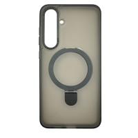 Чехол накладка Matte Guard Ring Case With MagSafe Samsung S24 Plus / S25 Plus Black