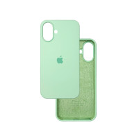 Чехол Silicone Case iPhone 16 Plus Зеленый (Phistashio)