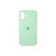 Чехол Silicone Case iPhone 16 Plus Зеленый (Phistashio)