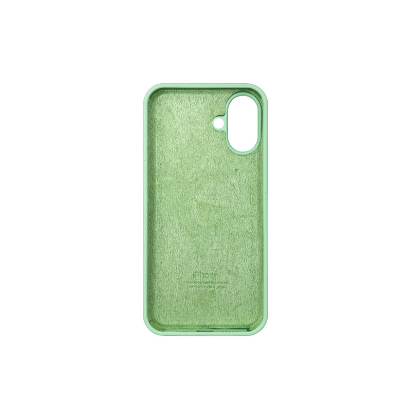 Чехол Silicone Case iPhone 16 Plus Зеленый (Phistashio)