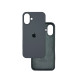 Чохол Silicone Case iPhone 16 Plus Темно-сірий (Charcoal Gray)