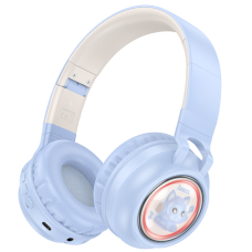 Навушники Hoco W50 Cute Cat Bluetooth blue