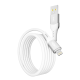 Кабель USB-Lightning YOKI SOLID YK-SO15 2.4A 1.2m White