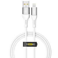 Кабель USB-Lightning YOKI SOLID YK-SO15 2.4A 1.2m White