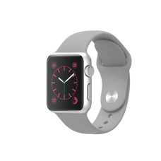 Ремінець Apple Watch silicone 42/44/45/49 mm сірий (grey)