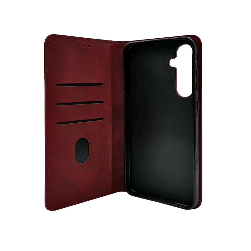 Чехол книжка Business Leather Samsung A35 Красный