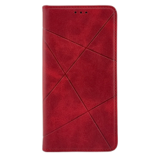 Чехол книжка Business Leather Samsung A35 Красный