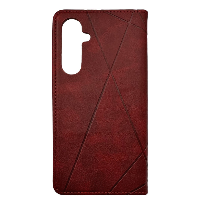 Чехол книжка Business Leather Samsung A35 Красный