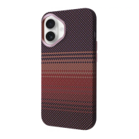 Чехол накладка WAVE Gleam Case with Magnetic Ring iPhone 16 Gold Stripes