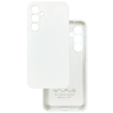 Чехол накладка Silicone Cover Soft Touch ЗК Samsung S24FE Белый