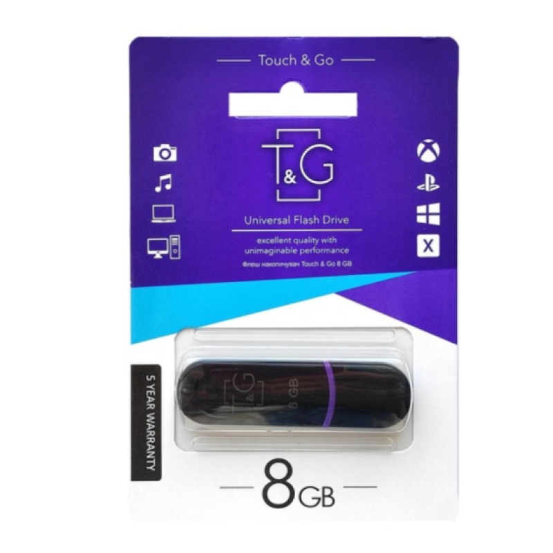 USB Flash T&G TG012 8Gb 2.0 black