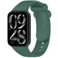 Ремешок для Xiaomi Mi Band 8 Pro/Mi Band 9 Pro/Redmi Watch 4 Silicone Dark green