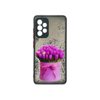 Чехол накладка Totu Image Samsung A52 Тюльпаны (5)