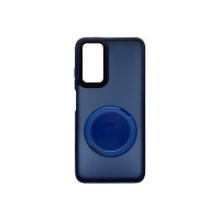 Чохол накладка Space Ring Series Matte з магнітом Xiaomi Redmi Note 11 / 11s 4G Синій