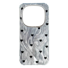 Чехол накладка Print Desing Xiaomi Redmi Note 14 Pro 4G Сердечки