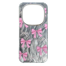 Чехол накладка Print Desing Xiaomi Redmi Note 14 Pro 4G Розовые бантики